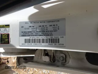 2023 Mazda 3 S Preferred with VIN JM1BPALMXP1607956, listed as a IAAI auction lot 41922025 with 58,193 mi miles and . Bid and sale history available at DreamBid. Image 9.