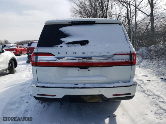 2021 Lincoln Navigator L Black Label with VIN 5LMJJ3TTXMEL00316, listed as a Copart auction lot 44690355 with 20,296 mi miles and Salvage Title. Bid and sale history available at carsss.com. Image 6.