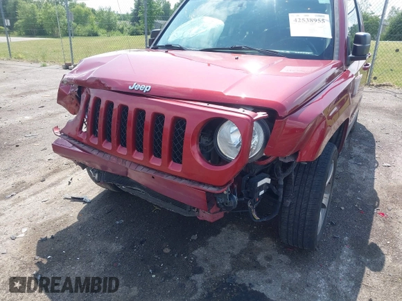 2017 Jeep Patriot High Altitude with VIN 1C4NJPFA6HD132065, listed as a IAAI auction lot 42538955 with 96,675 mi miles and . Bid and sale history available at DreamBid. Image 6.