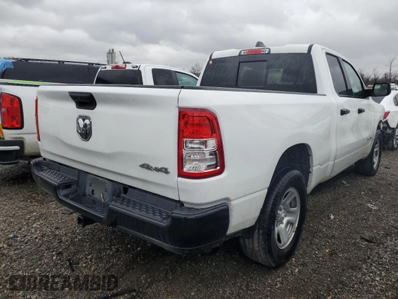 2020 Ram 1500 Tradesman with VIN 1C6RRFCG0LN333080, listed as a Copart auction lot 82319744 with 90,733 mi miles and Salvage title. Bid and sale history available at DreamBid. Image 3.