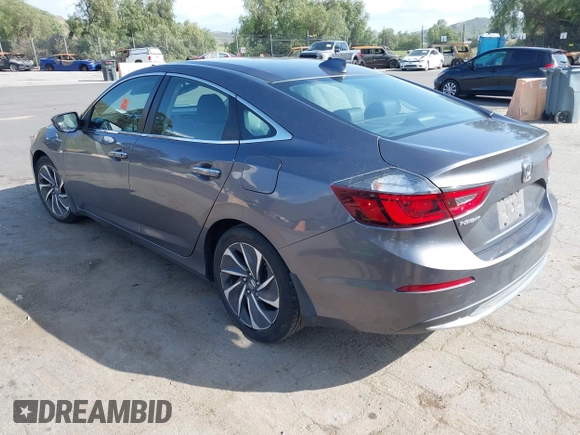 2019 Honda Insight Touring with VIN 19XZE4F95KE001192, listed as a IAAI auction lot 41956216 with Not Provided miles and . Bid and sale history available at carsss.com. Image 3.