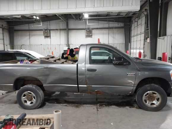 2007 Dodge Ram 2500 ST with VIN 3D7KS26D17G821158, listed as a IAAI auction lot 41595670 with 128,976 mi miles. Bid and sale history available at carsss.com. Image 13.