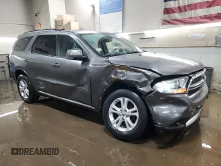 2012 Dodge Durango Crew with VIN 1C4RDJDG1CC100717, listed as a Copart auction lot 47446365 with 103,539 mi miles and Salvage Title. Bid and sale history available at carsss.com. Image 4.