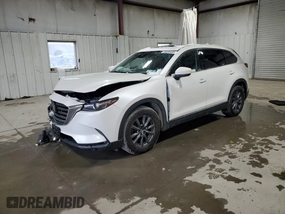 2022 Mazda CX-9 Touring with VIN JM3TCBCY7N0604340, listed as a Copart auction lot 46699465 with 45,478 mi miles and Salvage Title. Bid and sale history available at carsss.com. Image 1.