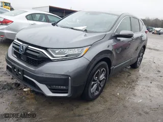 2020 Honda CR-V Hybrid EX-L with VIN 7FART6H8XLE011609, listed as a IAAI auction lot 41573897 with 95,966 mi miles. Bid and sale history available at carsss.com. Image 2.