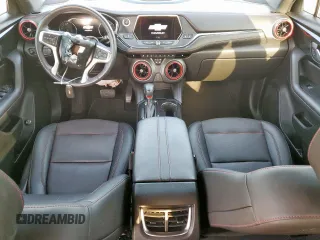 2022 Chevrolet Blazer RS with VIN 3GNKBERS0NS112129, listed as a Copart auction lot 61626575 with 27,600 mi miles and Salvage title. Bid and sale history available at DreamBid. Image 8.