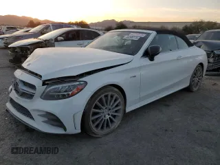 2019 Mercedes-Benz C 43 AMG with VIN WDDWK6EB7KF862607, listed as a Copart auction lot 44260775 with 37,071 mi miles and Salvage title. Bid and sale history available at DreamBid. Image 1.