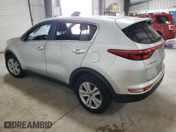 2018 Kia Sportage LX with VIN KNDPM3AC4J7375184, listed as a Copart auction lot 62231484 with 124,179 mi miles and Salvage Title. Bid and sale history available at carsss.com. Image 2.