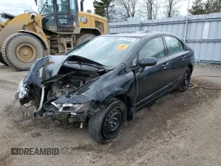 2011 Honda Civic LX-S z VIN 2HGFA1F65BH003775, wystawiony jako Copart lot #56134845 z przebiegiem Nie podano mil oraz Szkoda całkowita • Salvage title. Historia ofert i sprzedaży dostępna na DreamBid. Obrazek 1.