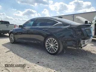 2025 Cadillac CT5 Premium Luxury with VIN 1G6DN5RW9S0100224, listed as a Copart auction lot 71603314 with 1,029 mi miles and Salvage title. Bid and sale history available at DreamBid. Image 2.