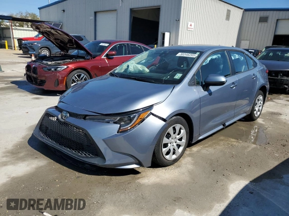 2022 Toyota Corolla LE with VIN 5YFEPMAE7NP383953, listed as a Copart auction lot 50346205 with 18,498 mi miles and Salvage Title. Bid and sale history available at carsss.com. Image 1.