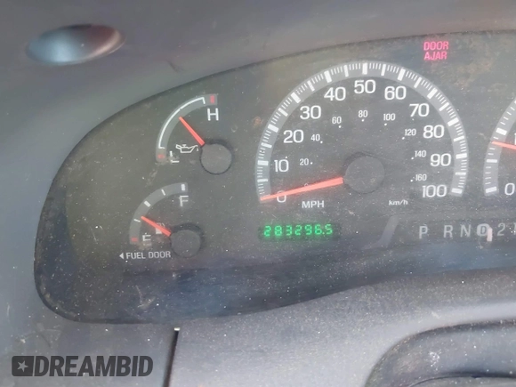2003 Ford F-150 XLT with VIN 1FTRW07L03KC47484, listed as a IAAI auction lot 41653389 with 283,296 mi miles. Bid and sale history available at carsss.com. Image 15.