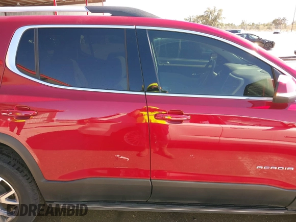 2020 GMC Acadia SLT with VIN 1GKKNMLS7LZ209156, listed as a IAAI auction lot 41769122 with 39,131 mi miles and . Bid and sale history available at DreamBid. Image 14.