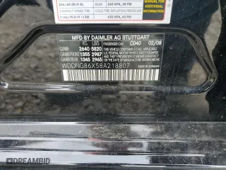 2008 Mercedes-Benz S-Class 5.5L V8 with VIN WDDNG86X58A218807, listed as a Copart auction lot 70615064 with 210,563 mi miles and Salvage Title. Bid and sale history available at carsss.com. Image 15.