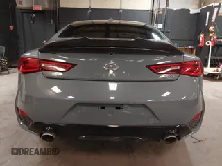 2022 Infiniti Q60 Red Sport 400 with VIN JN1FV7LL4NM681132, listed as a IAAI auction lot 40733343 with 14,309 mi miles and . Bid and sale history available at DreamBid. Image 16.