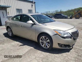2014 Buick Regal Premium II with VIN 2G4GS5GX6E9263157, listed as a Copart auction lot 54825775 with 103,403 mi miles and Salvage title. Bid and sale history available at DreamBid. Image 4.