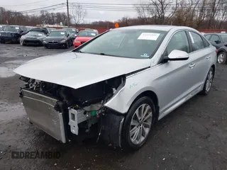 2017 Hyundai Sonata Sport with VIN 5NPE34AF4HH485507, listed as a IAAI auction lot 41853885 with 53,875 mi miles. Bid and sale history available at carsss.com. Image 6.