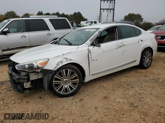 2015 Kia Cadenza Premium with VIN KNALN4D76F5197570, listed as a Copart auction lot 79355324 with 94,377 mi miles and Salvage Title. Bid and sale history available at carsss.com. Image 1.
