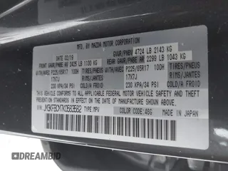 2019 Mazda CX-5 Touring with VIN JM3KFBCM7K0583582, listed as a IAAI auction lot 41634349 with 33,709 mi miles. Bid and sale history available at carsss.com. Image 9.