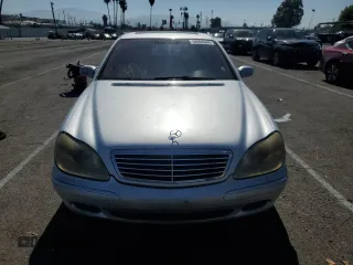 2002 Mercedes-Benz S-Class 4.3L with VIN WDBNG70JX2A314138, listed as a Copart auction lot 59694444 with 158,981 mi miles and Salvage Title. Bid and sale history available at carsss.com. Image 5.