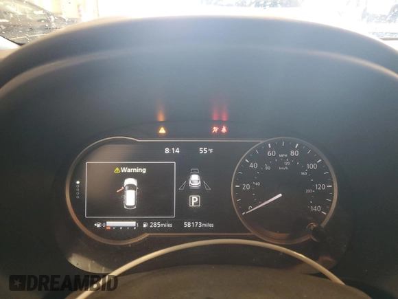 2018 Nissan Kicks SV z VIN 3N1CP5CU6JL511160, wystawiony jako Copart lot #57855315 z przebiegiem 58 173 mil mil oraz Nie do naprawy • Non repairable. Historia ofert i sprzedaży dostępna na DreamBid. Obrazek 9.