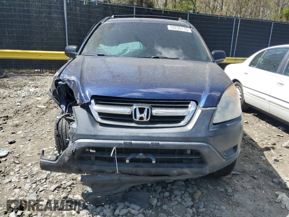 2004 Honda CR-V LX with VIN SHSRD68404U200723, listed as a Copart auction lot 53235115 with 105,164 mi miles and Salvage Title. Bid and sale history available at carsss.com. Image 5.