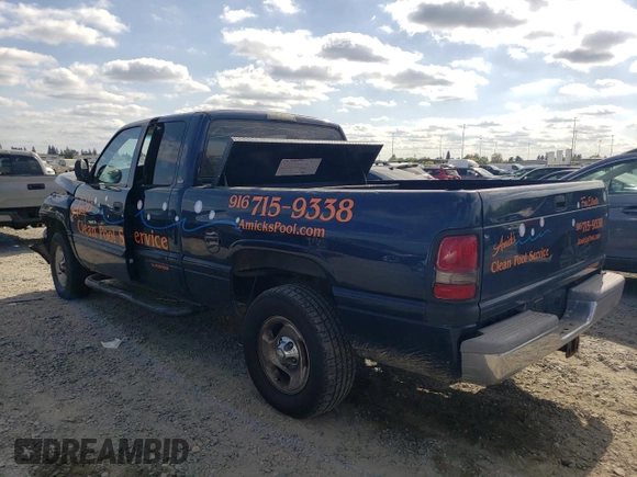 2001 Dodge 1500 with VIN 1B7HC13Y91J592527, listed as a Copart auction lot 53658065 with 207,902 mi miles and Salvage Title. Bid and sale history available at DreamBid. Image 2.
