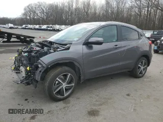 2022 Honda HR-V EX with VIN 3CZRU6H59NM721589, listed as a Copart auction lot 47931855 with 29,687 mi miles and Salvage Title. Bid and sale history available at carsss.com. Image 1.