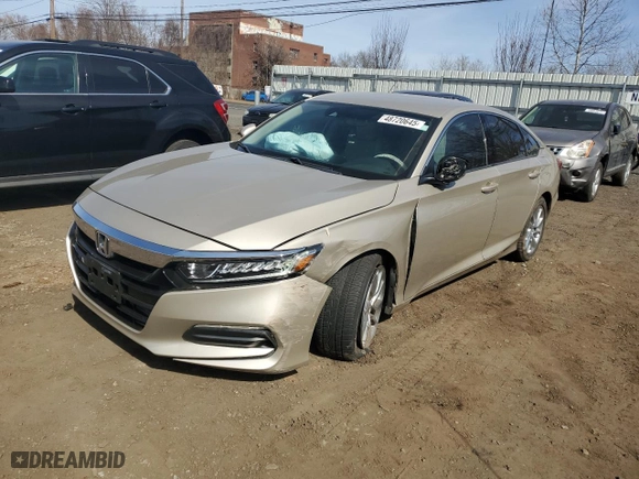 2018 Honda Accord Sedan LX 1.5T with VIN 1HGCV1F17JA219989, listed as a Copart auction lot 48720645 with 72,192 mi miles and Salvage Title. Bid and sale history available at carsss.com. Image 1.