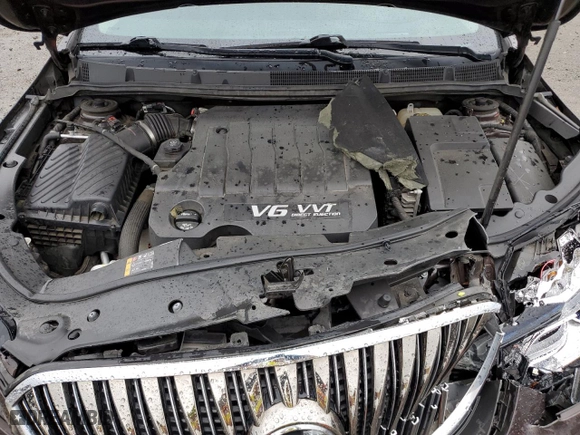 2015 Buick LaCrosse Leather with VIN 1G4GC5G34FF222853, listed as a Copart auction lot 50994225 with 85,483 mi miles and Salvage Title. Bid and sale history available at carsss.com. Image 12.
