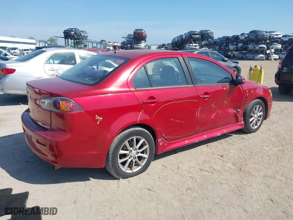 2016 Mitsubishi Lancer ES with VIN JA32U2FU6GU011198, listed as a IAAI auction lot 41932443 with 122,991 mi miles. Bid and sale history available at carsss.com. Image 4.