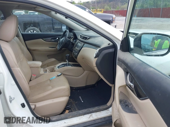 2016 Nissan Rogue SL with VIN 5N1AT2MV6GC844741, listed as a IAAI auction lot 42124853 with 176,617 mi miles and . Bid and sale history available at DreamBid. Image 5.