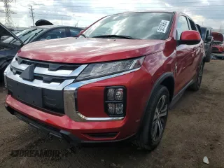 2022 Mitsubishi Outlander Sport ES with VIN JA4ARUAU2NU021784, listed as a Copart auction lot 50729365 with 27,328 mi miles and Clean Title. Bid and sale history available at carsss.com. Image 1.