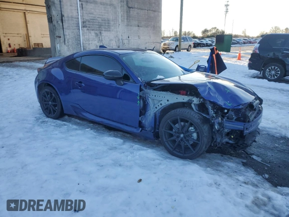 2023 Toyota 86 Premium with VIN JF1ZNBE17P9752764, listed as a Copart auction lot 88411625 with 14,394 mi miles and Salvage Title. Bid and sale history available at DreamBid. Image 4.