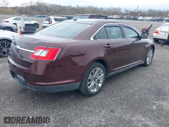 2010 Ford Taurus Limited with VIN 1FAHP2FW6AG144074, listed as a IAAI auction lot 41945777 with 135,096 mi miles. Bid and sale history available at carsss.com. Image 4.