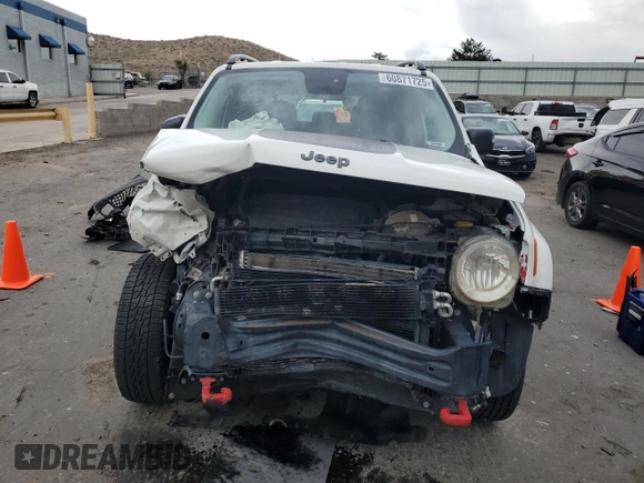 2016 Jeep Renegade Trailhawk with VIN ZACCJBCTXGPD68217, listed as a Copart auction lot 60871725 with 127,177 mi miles and Salvage title. Bid and sale history available at DreamBid. Image 5.