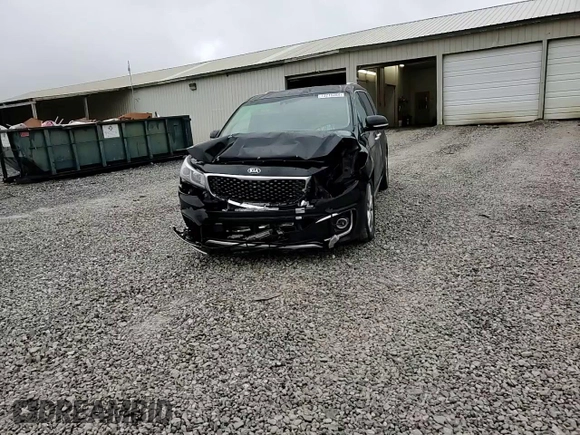 2017 Kia Sedona SX-L with VIN KNDME5C10H6271931, listed as a Copart auction lot 73215284 with 87,389 mi miles and Salvage Title. Bid and sale history available at carsss.com. Image 15.
