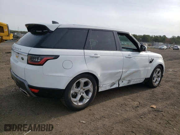 2019 Land Rover Range Rover Sport HSE with VIN SALWR2RKXKA857478, listed as a Copart auction lot 49081713 with 4,501 mi miles. Bid and sale history available at carsss.com. Image 3.