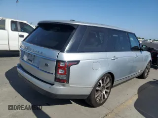 2015 Land Rover Range Rover Autobiography with VIN SALGV3TFXFA214698, listed as a Copart auction lot 60444585 with 101,326 mi miles and Salvage title. Bid and sale history available at DreamBid. Image 3.