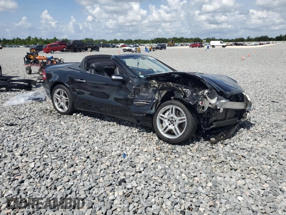 2007 Mercedes-Benz SL with VIN WDBSK77F27F117199, listed as a Copart auction lot 58724645 with 75,648 mi miles and Salvage title. Bid and sale history available at DreamBid. Image 4.