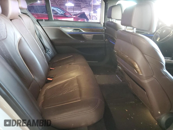 2018 BMW 7 Series 740e xDrive iPerformance with VIN WBA7J2C58JG938333, listed as a Copart auction lot 53069585 with 216,353 mi miles and Clean Title. Bid and sale history available at carsss.com. Image 10.