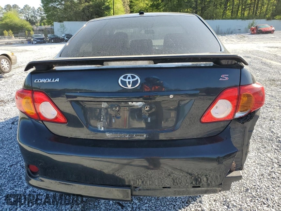 2010 Toyota Corolla with VIN 1NXBU4EE1AZ380397, listed as a Copart auction lot 51631715 with 81,303 mi miles and Salvage Title. Bid and sale history available at carsss.com. Image 6.