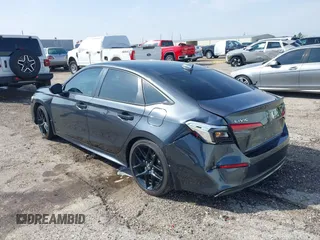 2024 Honda Civic Sport with VIN 2HGFE2F58RH526395, listed as a IAAI auction lot 41576275 with 14,692 mi miles and . Bid and sale history available at DreamBid. Image 3.