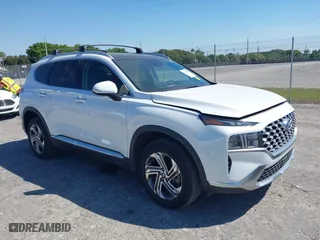 2022 Hyundai Santa Fe SEL with VIN 5NMS3DAJ5NH437675, listed as a IAAI auction lot 41788018 with 79,370 mi miles. Bid and sale history available at carsss.com. Image 1.