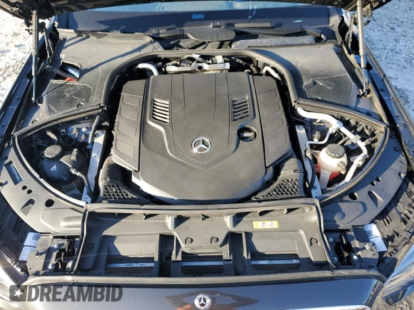 2023 Mercedes-Benz S 580 with VIN W1K6G7GB3PA203111, listed as a Copart auction lot 46899145 with 10,445 mi miles and Salvage Title. Bid and sale history available at DreamBid. Image 11.