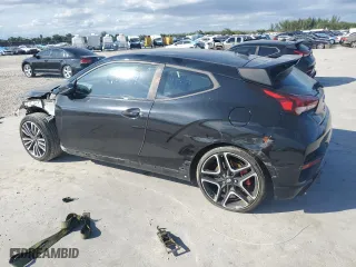 2019 Hyundai Veloster N with VIN KMHT36AH1KU001306, listed as a Copart auction lot 42715725 with 0 mi miles and Salvage Title. Bid and sale history available at carsss.com. Image 2.