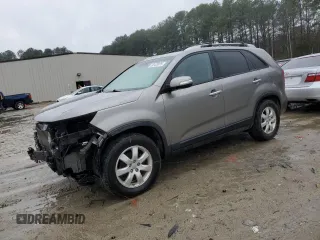 2013 Kia Sorento LX with VIN 5XYKT4A20DG330244, listed as a Copart auction lot 50123075 with 64,959 mi miles and Salvage Title. Bid and sale history available at carsss.com. Image 1.