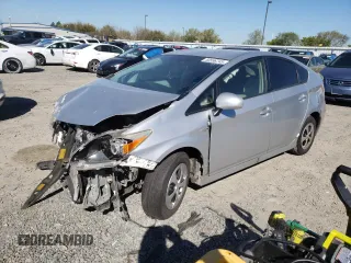 2013 Toyota Prius One with VIN JTDKN3DU7D5653250, listed as a Copart auction lot 50596745 with 157,059 mi miles and Salvage Title. Bid and sale history available at carsss.com. Image 1.