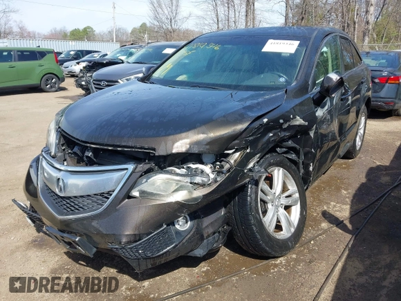 2015 Acura RDX Tech Pkg with VIN 5J8TB4H57FL010760, listed as a IAAI auction lot 41819346 with 107,178 mi miles. Bid and sale history available at carsss.com. Image 6.