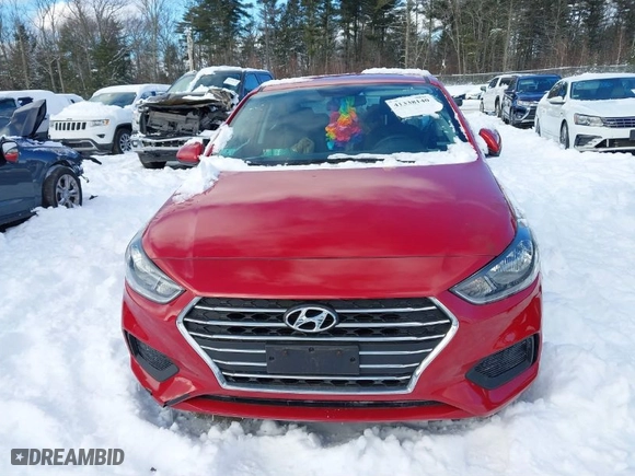 2022 Hyundai Accent SE with VIN 3KPC24A63NE182115, listed as a IAAI auction lot 41338140 with NaN miles. Bid and sale history available at carsss.com. Image 12.